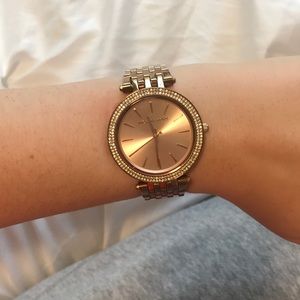 Rose Gold MK watch